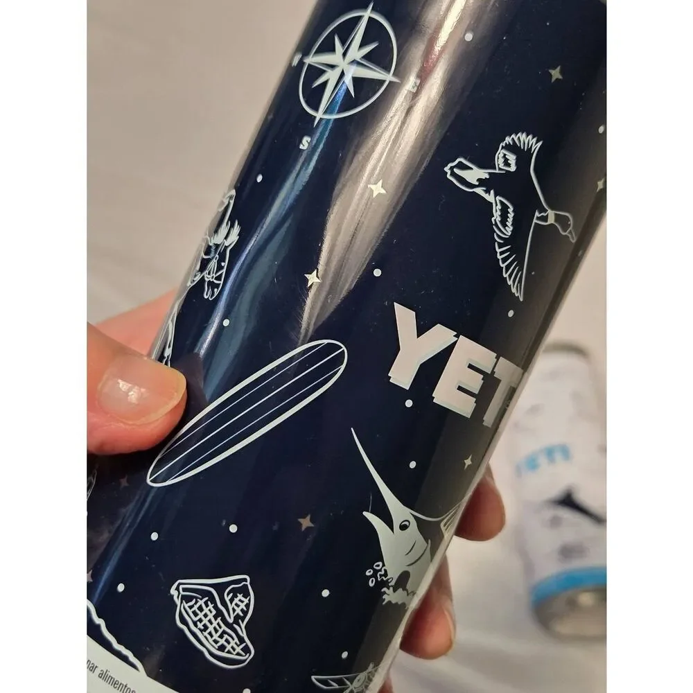 Yeti Limited Edition Pop Top Stash Can Lot Outdoors